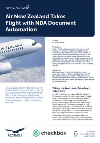 Air NZ Case Study