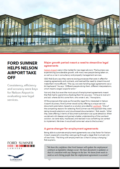 Ford Sumner Nelson Airport Case Study Image