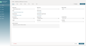 An example Microsoft Power App for Legal Matter Management